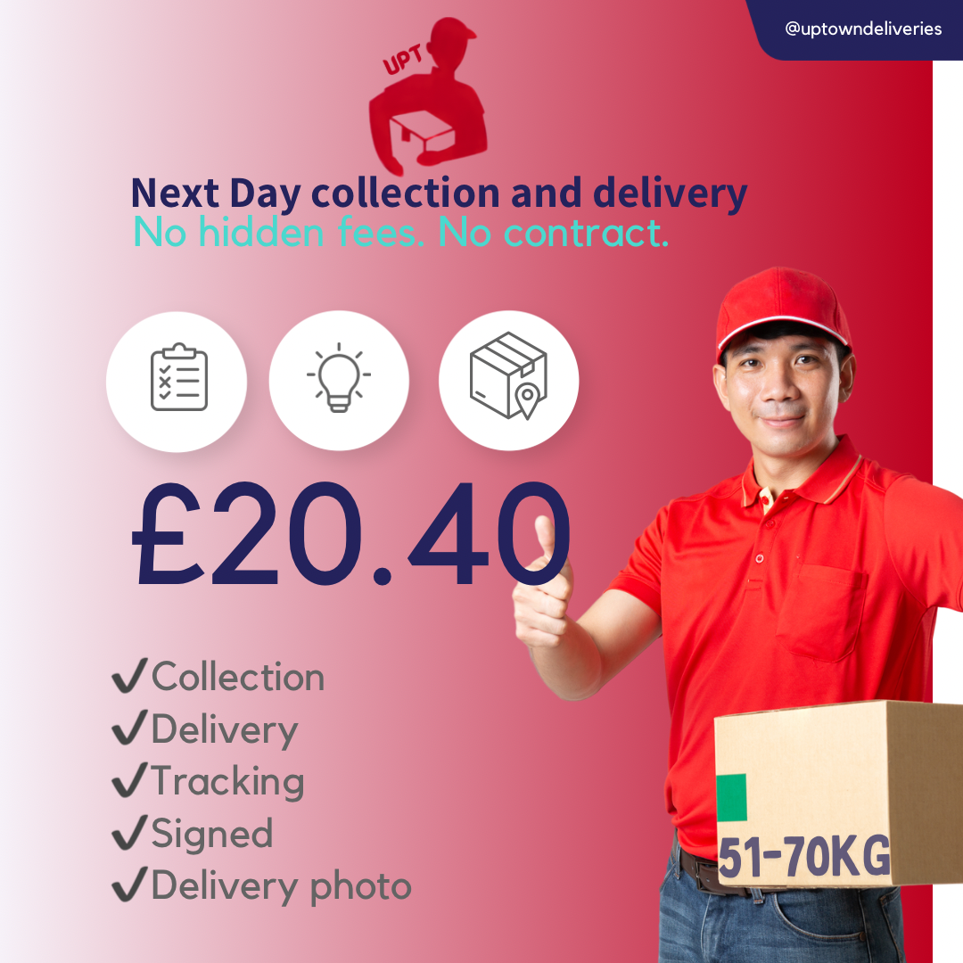51-70kg (Next Day Collection & Delivery)