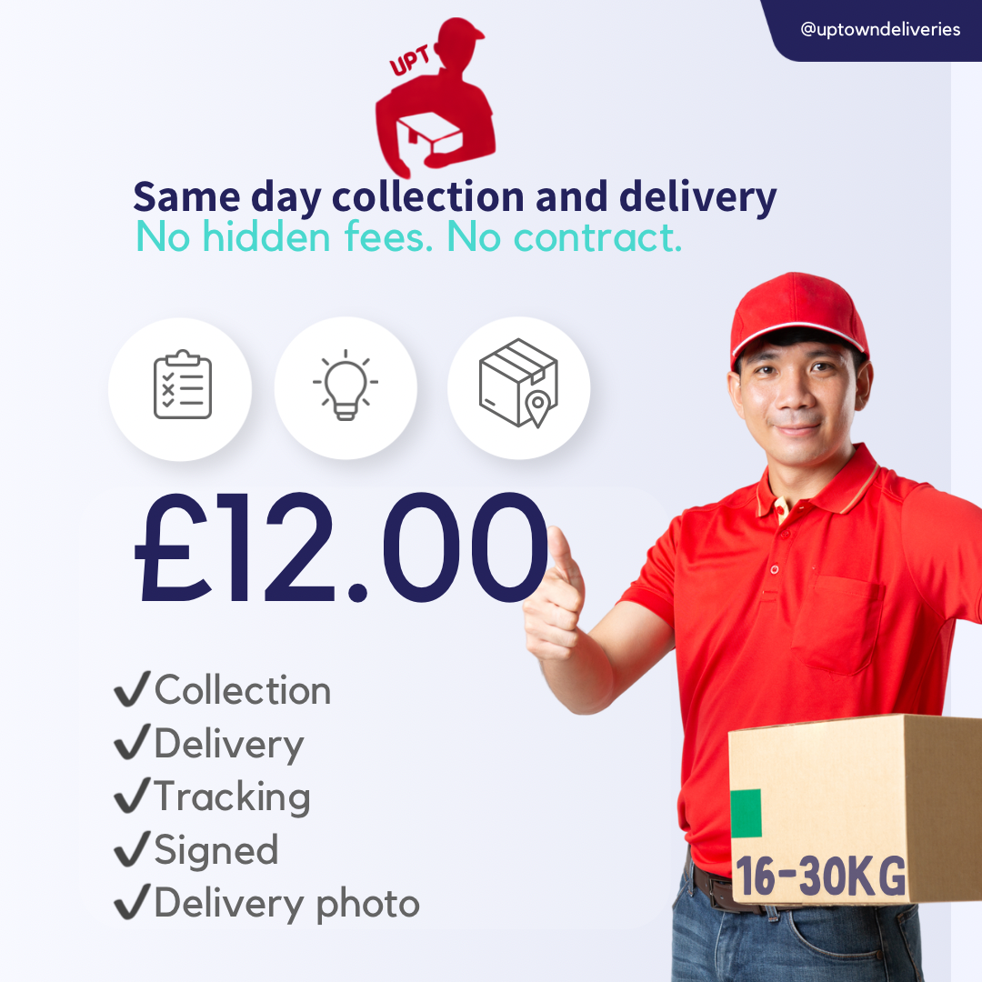 16- 30kg (Same Day Collection & Delivery)