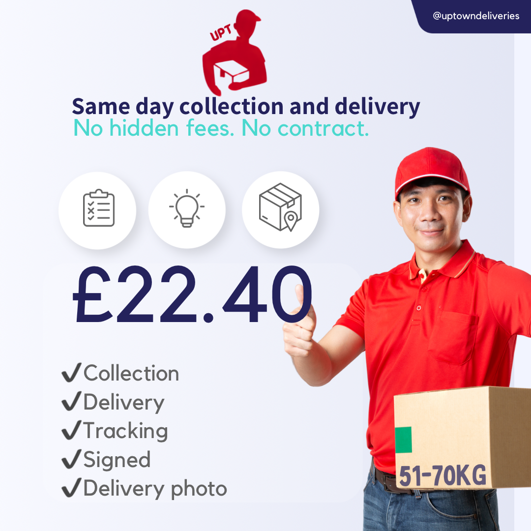 51- 70kg (Same Day Collection & Delivery)