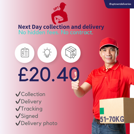 51-70kg (Next Day Collection & Delivery)